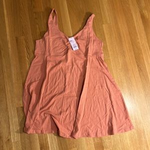 NWT Wild Fable Salmon Pink Swing Tank Dress
